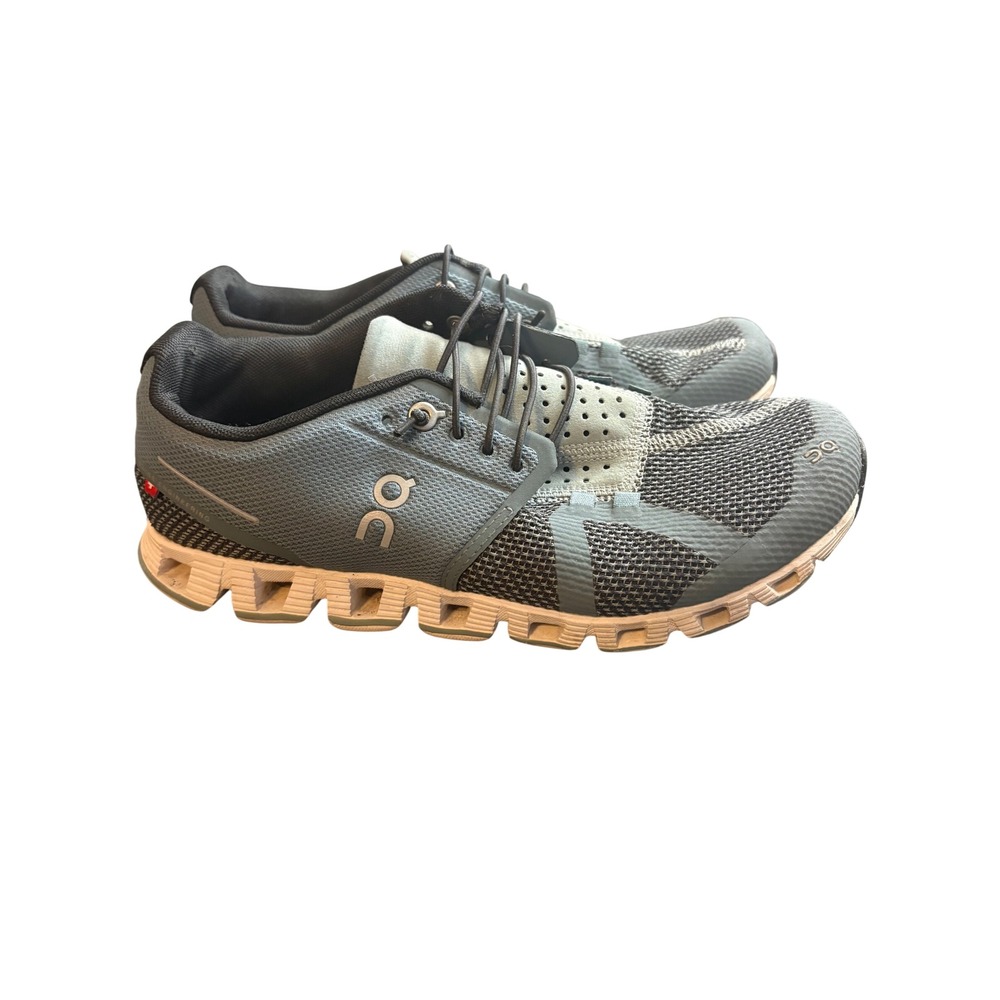 On Cloud Women Running Shoes Blue Grey Low Top Sneakers 19.99197 Size 7.5